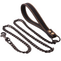 Заводская судоходная транспортная доставка Black Dog Leasese Dog Chain воротники из нержавеющей стали цепь поводки домашних животных для тренировок собак